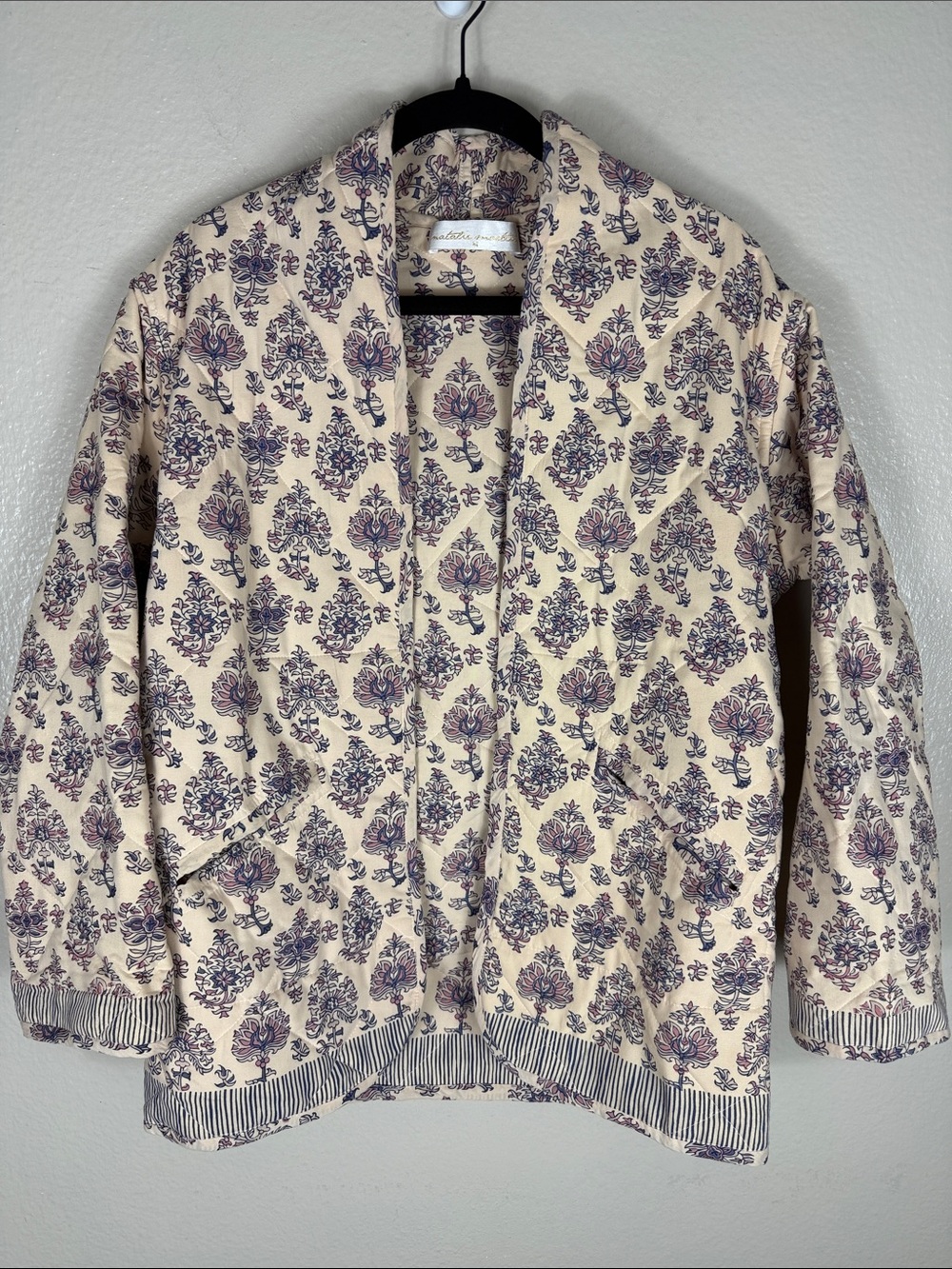 Natalie Martin Nina Quilted Jacket in Lilac Cypress